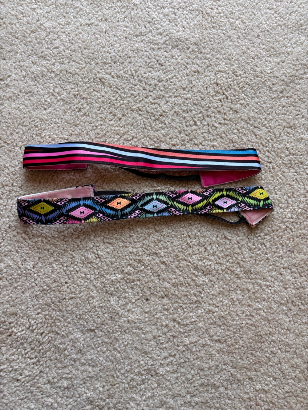 Sweaty Bands Headbands Lot of 2 Non Slip Athletic Workout Hair Bands